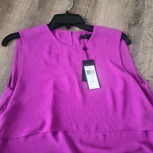 Elegant Pink Sleeveless Top